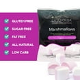 thumbnail image 4 of La Nouba Sugar-Free Marshmallows â€“ 2 Value Packs â€“ 2.7 oz. Each â€“ Low Calorie, Low Carb, Fat-Free and Gluten Free Snack â€“ Traditional Delicious Taste â€“ All Natural a, 4 of 7