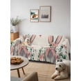 thumbnail image 6 of Bunny Easter Couch Cover for 2 Cushion Sofa, Spring Floral Eucalyptus Leaves Rustic Washable Loveseat Sofa Covers Slipcover for Sectional Sofas L-Shaped, Couch Throw Cover 71"x118", 6 of 9