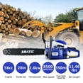 thumbnail image 2 of 58cc Gas Chainsaw 2-Cycle Engine Gas Powered Chainsaws 20 Inch Petrol Handheld Cordless Gasoline Chain Saw for Cutting Wood Tree Trimming Farm Garden, 2 of 6