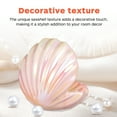 thumbnail image 5 of HEMOTON Elegant Ceramic Jewelry Tray with Seashell Texture Pink Storage Dish for Rings Earrings and, 5 of 5