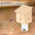 thumbnail image 4 of Bewildely Trampas colgantes naturales estilo loft para abejas carpinteras, trampas para insectos con cajas fuertes desmontables. Jardín y Patio do, 4 of 6