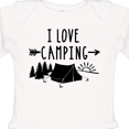 thumbnail image 4 of Inktastic I Love Camping- Tent and Trees Boys or Girls Long Sleeve Baby Bodysuit, 4 of 5