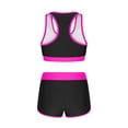 thumbnail image 6 of Period Swimwear Two Piece Leakproof Swimsuit Menstrual High Waist Bikini Sets Color Block Bathing Suit for Teen Girls Pink XL, 6 of 6