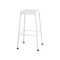 thumbnail image 2 of Steel Bar Stool, White, 2 of 3