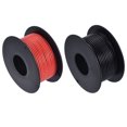 thumbnail image 1 of Cable de conexión de PVC de 20 AWG 15m/49ft Bobina de cable eléctrico flexible UL1007 Negro Rojo, diámetro de 2mm, 1 of 6
