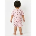 thumbnail image 5 of Strawberry Shortcake Baby Girls Textured Knit Top and Ruffle Shorts Set, 2-Piece, Sizes 0M-24M, 5 of 8
