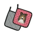 thumbnail image 2 of Caroline's Treasures Sheltie Hearts Pair of Pot Holders, 2 of 2