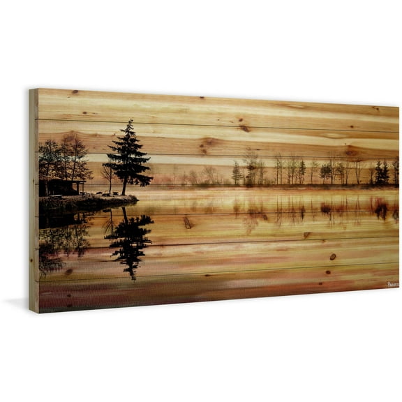 Parvez Taj Chanannes Pinewood Wall Art, 20" x 40"