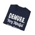 thumbnail image 4 of Demure Very Mindful, Gildan Unisex Softstyle T-Shirt, Trending Demure S-3XL, 4 of 4