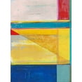 thumbnail image 2 of Fuchs, Jodi 12x14 White Modern Wood Framed Museum Art Print Titled - Colorful Geometrics I, 2 of 4