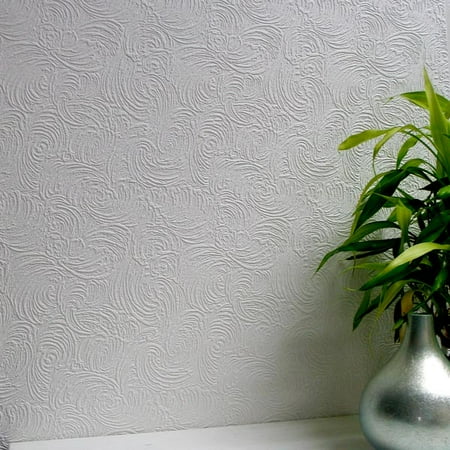 Brewster Ranworth Paintable Textured Vinyl Wallpaper - Walmart.com