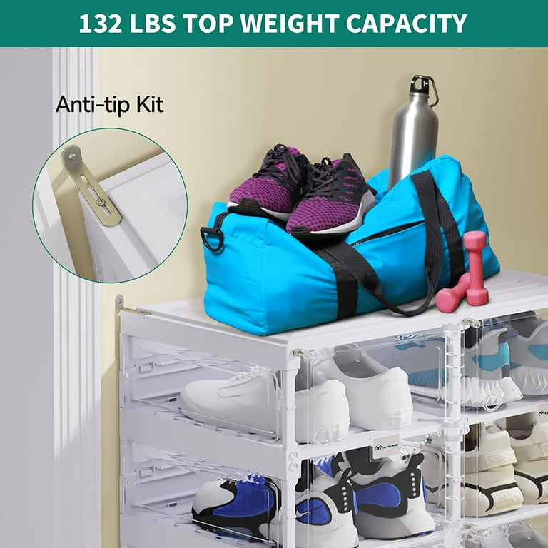 3 Layers Foldable Shoe Storage Boxes By Utopia Home – Utopia Deals