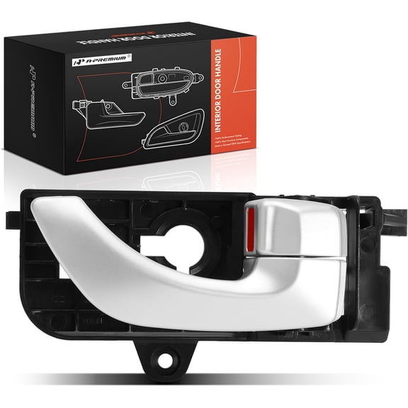 A-Premium Front Right Passenger Side Interior Door Handle Compatible with Hyundai Sonata 2006 2007, Silver, Replace# 826203K020