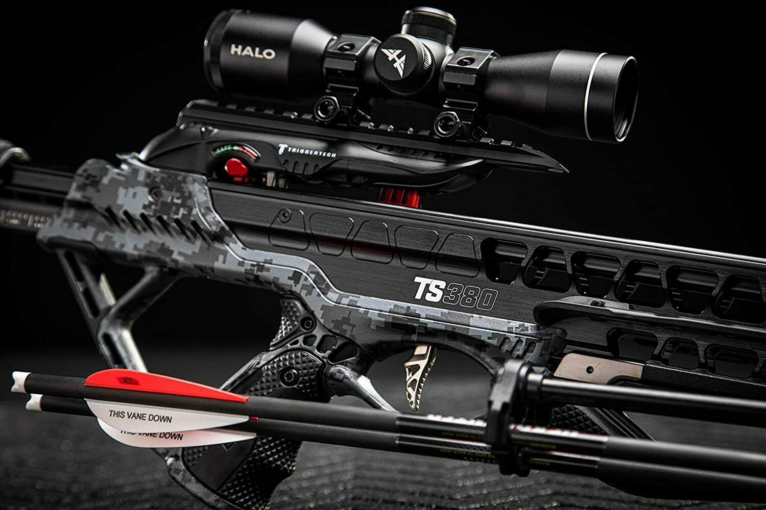 Barnett TS380 Crossbow Package w/ Scope & Integrated Cocking Crank - BAR78054
