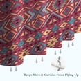 thumbnail image 6 of Colorful Geometric Pattern Shower Curtain 72"x72" ,Bathroom Decorative Shower Curtains Set with 12 Hooks,Modern Waterproof Washable Shower Curtain, 6 of 6