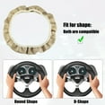 thumbnail image 4 of Unique Bargains Housse de Protection Universelle pour Volant de Voiture 5 Pouces Beige, 4 of 7