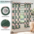 thumbnail image 3 of Yayeee Window Curtains Light Filtering 63"x42" Grommet Panel Pair Home Living Room Decor, Pink Abstract, 3 of 7