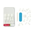 thumbnail image 6 of KISS Salon Color Short Square Press-on Toenails with Glue, White, 24 Pieces, 6 of 10