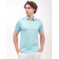 thumbnail image 2 of Chemises de Golf pour Hommes à Manches Courtes, Évacuation de l'Humidité, Ajustement Sec, Motifs Imprimés, Col à Revers, Performance Polo Chemises de Golf pour Hommes, 2 of 6