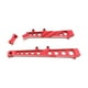 thumbnail image 1 of Juego de soportes de chasis delantero y trasero de aleación, piezas de coche RC de alto rendimiento y fácil instalación. Rojo, 1 of 9