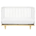 thumbnail image 6 of Davinci Marley Modern Pine Wood 3-In-1 Convertible Crib in White/Natural, 6 of 11