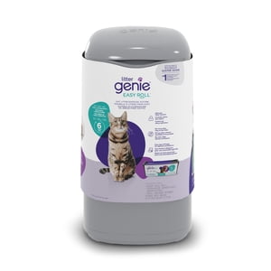 Litter Genie Easy Roll Cat Litter Disposal Pail, Odor Control