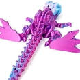 thumbnail image 5 of 3D Printing Flexible And Movable Joints Tyrannosaurus Rex Dinosaur Skeleton Dragon Transformation Ornament Handmade Gift Decor, 5 of 9