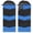 Blue, variant on Qifang USB Powered Heating Sleeping Bag Rectangular Waterproof 190T Polyester Lightweight Envelope Bag for Backpacking Camping Green