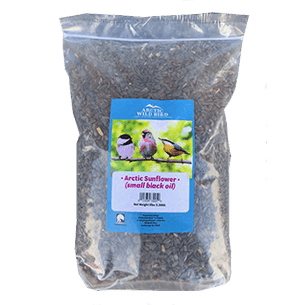 Arctic Wild Bird Small Black Oil Sunflower Seed, 10lb