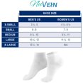 thumbnail image 4 of Nuvein Padded Low Cut Socks, 8-15 Mmhg Light Compression, Cushioned Ankle Length, Sensitive', White, X-large, 4 of 4