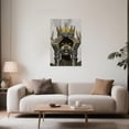 thumbnail image 3 of ZHONGYUTONG African American Canvas Wall Art Yellow Queen Picture Black Women Painting Wall Decor Afro Girl Fashion Art Prints Bedroom Home Decor Framed (16.00" x 24.00"), 3 of 5