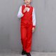 thumbnail image 2 of Odeerbi Chicos 4 Pcs Caballero Traje Formal Vestido Camisa + Traje Pantalones + Chaleco + Corbata Escenario Rendimiento Trajes Conjunto, 2 of 4