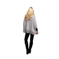 thumbnail image 5 of Shimmer Wrap Shawl Scarf Sweater Shrug with Tassles Grey, 5 of 5