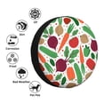 thumbnail image 4 of Fotbe Vegetables Funda de Llanta de Repuesto con Estampado, Engrosada, Ajuste Universal para Jeep, Remolque, RV, SUV, Camión-15 inch, 4 of 6