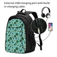 thumbnail image 2 of Salouo Pineapple Sea Turtle Pattern Extra Large Travel Laptop,Backpack with USB Charging Port College Backpack Business Work Bag Casual Daypack Fits for Men & Women, 2 of 7