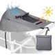thumbnail image 1 of Parasol para cochecito de bebé (gris), universal con funda de protección UV, impermeable y resistente a la lluvia, parasol para cochecito, 1 of 5