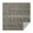 Geometric Diamond Striped, variant on White Cartoon Leaf and Vine Pattern Square Tablecloth,Waterproof Square Table Cover,Wipeable Spillproof Washable Table Cover for Home Kitchen Party Decor 42"X42"(107x107cm)