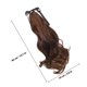 thumbnail image 2 of Homoyoyo Ponytail Falso De Temperatura En Marrón Para Con Estilo, 2 of 6