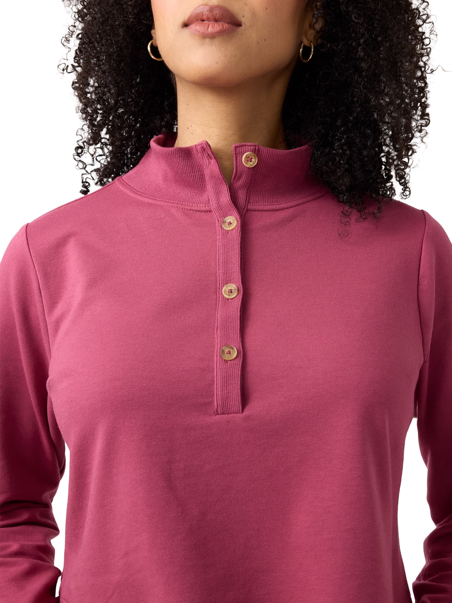 Ingrid & Isabel For Every Belly Women's Maternity Button Front Knit Top, Sizes S-XXL