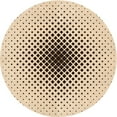 thumbnail image 1 of Ahgly Company Tapis Rond Lavable en Machine Intérieur Transitionnel Brun Cuivré, 3 Pieds Rond, 1 of 7