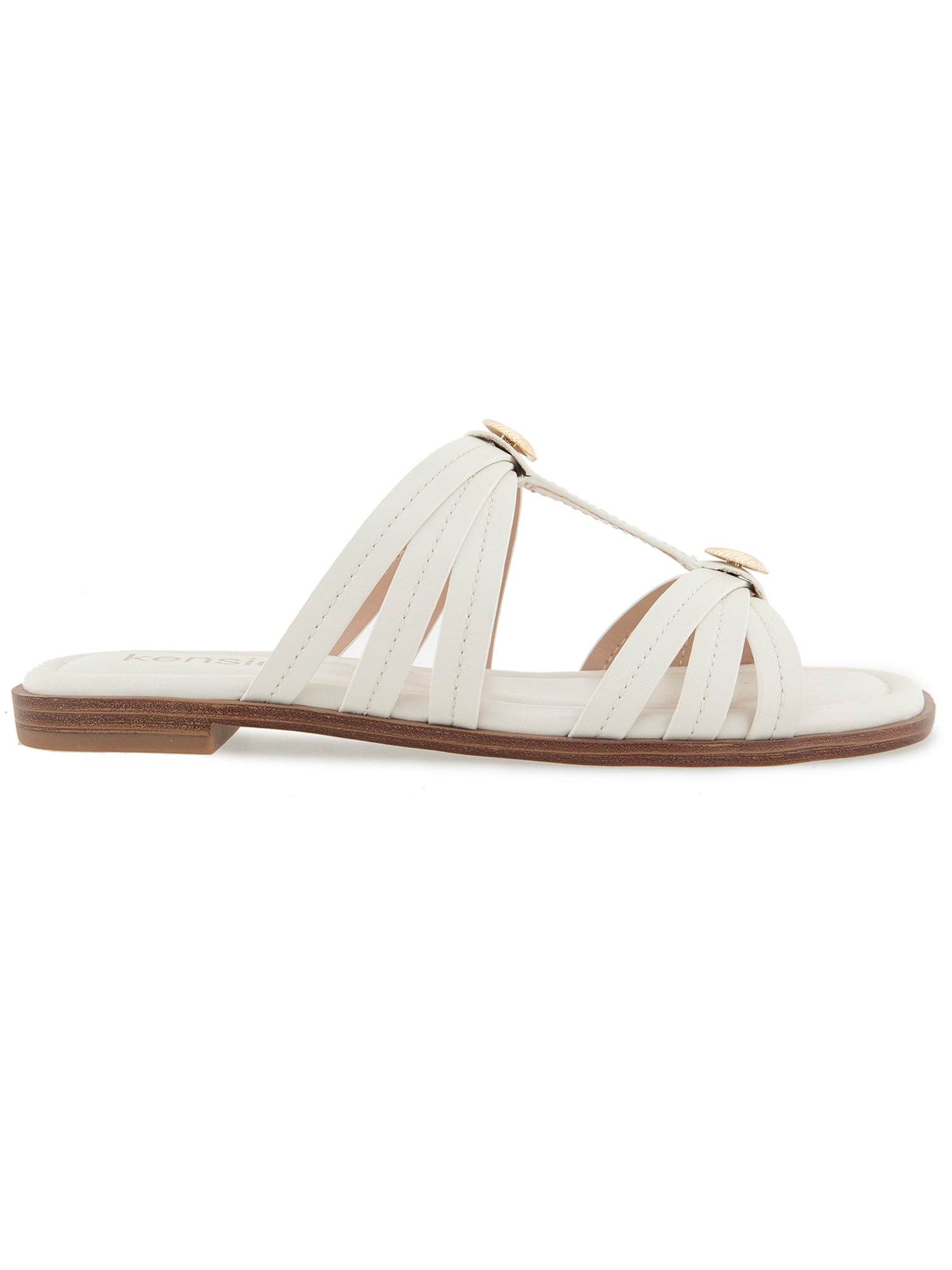 Kensie Women's Rallow Shell Strappy Slide Sandal