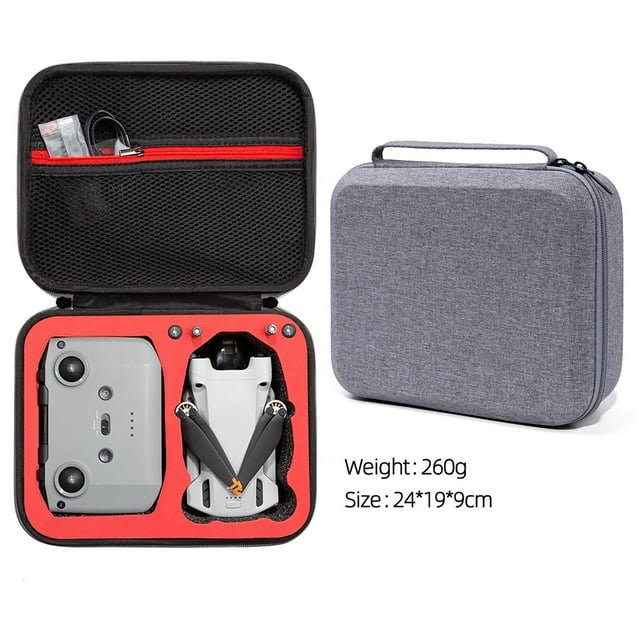 Convient pour Mini 3 Pro Sac de Rangement Télécommande Pile Sac à Main Sac à Bandoulière Dpi Mini 2 Pile Contrôleur de Vol Empilable 30x30 Chargeur Manuel Mini Hélicoptères Accessoires de Caméra Mini