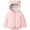 Pink, variant on CAICJ98 Baby Toddler Boys Girls Fleece Jacket with Hood Zip Up Cute Bear Coats for Newborn Boys Girls Fuzzy Winter Jacket with Ear (Navy,18-24 Months)