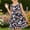Dark Blue, variant on NAISIBABY Girls Sleeveless Dresses, Crewneck Cute Prints Summer Casual Kids Play Dress Pink Size 7-8