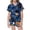 A-Navy, variant on Shadoumai Big Teen Halloween Pajamas Silk Button Up Ghost Print Short Sleeve Button Shirt Shorts Pajama Set Comfy Home Clothes Sleepwear for Teens