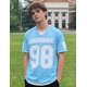 thumbnail image 2 of Camisa jersey LOMON de cuello en V, manga corta, azul claro, talla L, 2 of 3