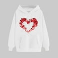 thumbnail image 2 of Fjofpr Women Clothes under $10 Womens Sweatshirts Graphic Women's Print Winter Hoodie Pullover Tops Long Sleeved Comfortable Sweatshirt, 2 of 5