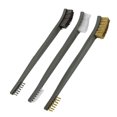 thumbnail image 1 of 3pcs Rust Removal Wire Brush Set Brass Nylon Cleaning Brush Polishing Detail Rust Brush, 1 of 9