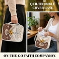 thumbnail image 2 of FOR U DESIGNS Pigeon Sunflower Cross Pattern Bible Cover for Women Men Large Capacity Church Bag Bible Protective Lightweight Bible Carrier Bag Christian Bible Accessories, 2 of 7