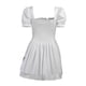 thumbnail image 3 of Lucakuins - Vestido corto de encaje con mangas abullonadas para mujer Lucakuins moda, 3 of 9